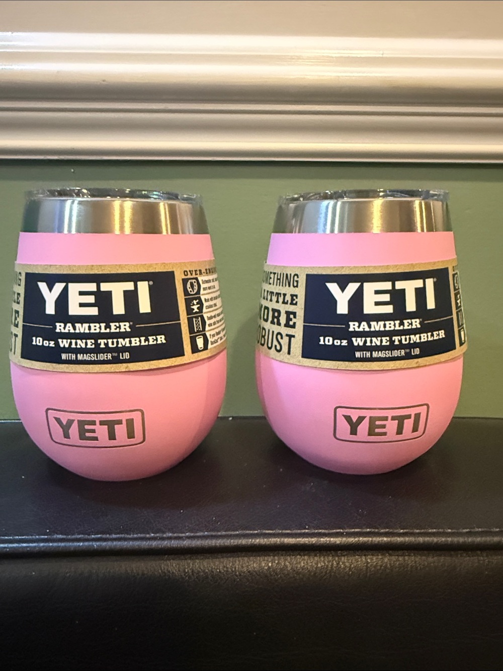 YETI Pink Rambler 10oz Wine Tumblers - Set of 2
